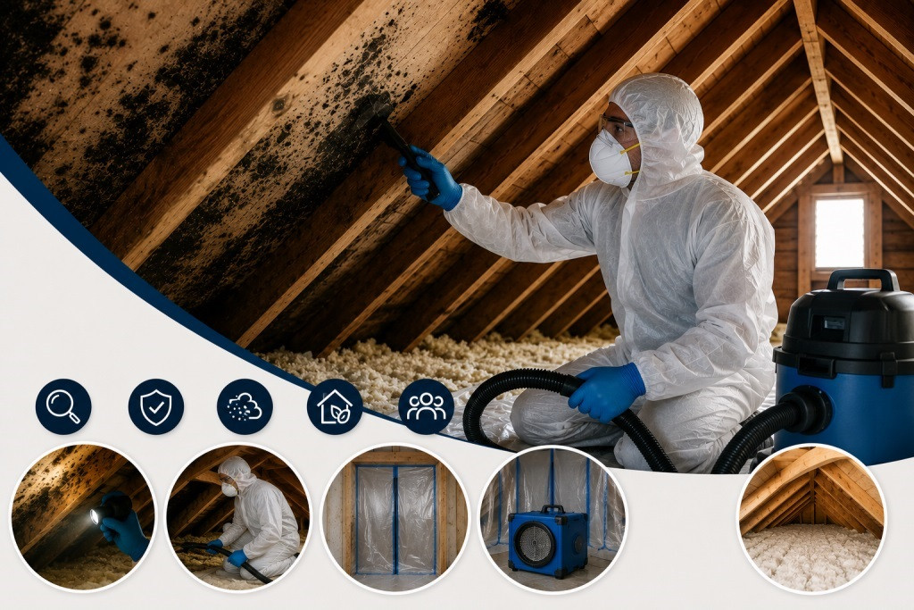 Attic Mold Removal Procedure
